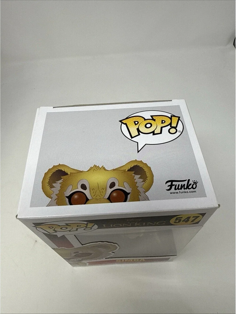 Funko Pop! Simba 547 The Lion King Live-Action Disney Vinyl Figure